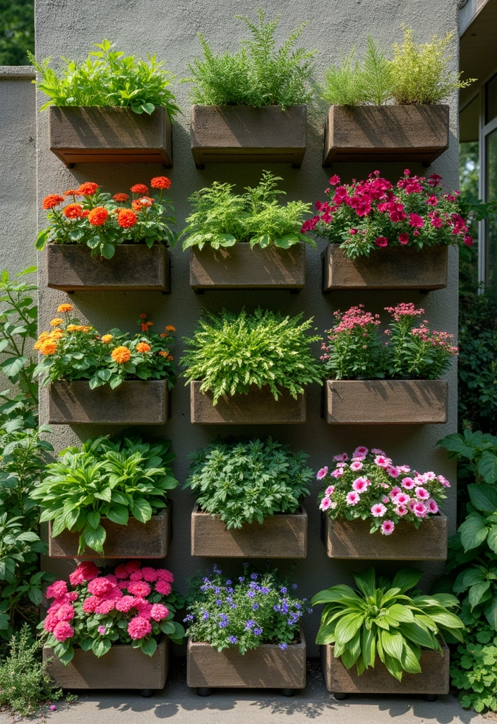 28 Garden of Eden Inspirations for a Paradise in Your Backyard - 22. Vertical Garden Boxes