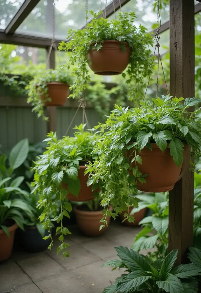 28 Garden of Eden Inspirations for a Paradise in Your Backyard - 3. Hanging Planters