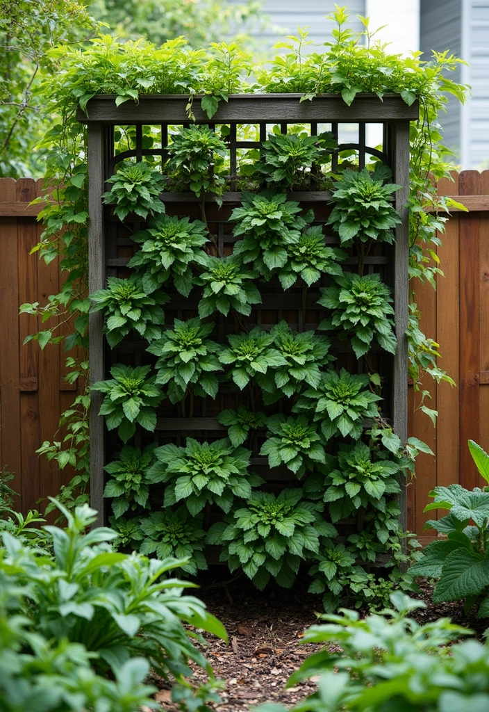 28 Garden of Eden Inspirations for a Paradise in Your Backyard - 4. Vertical Garden Trellis