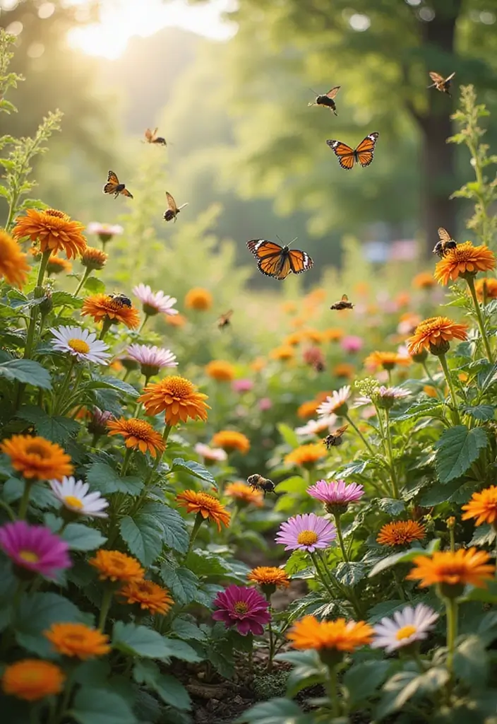 28 Home Gardening Ideas for a Thriving Green Space - 15. Pollinator-Friendly Gardens