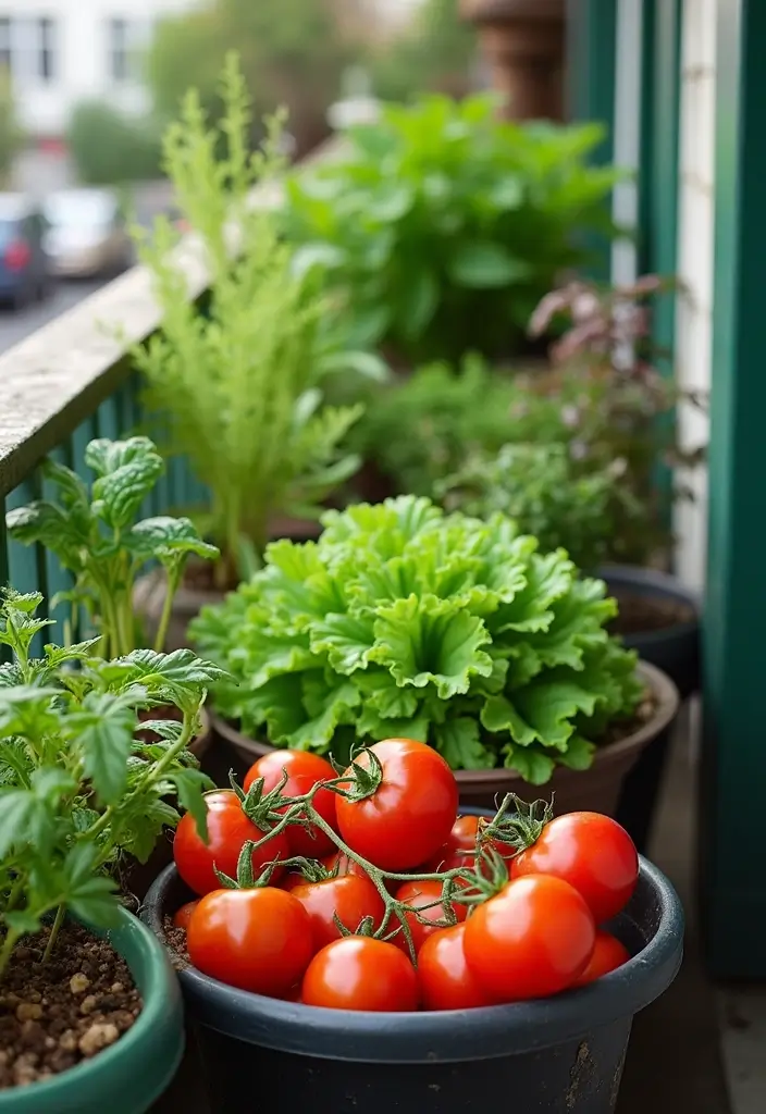 28 Home Gardening Ideas for a Thriving Green Space - 4. Container Vegetable Garden
