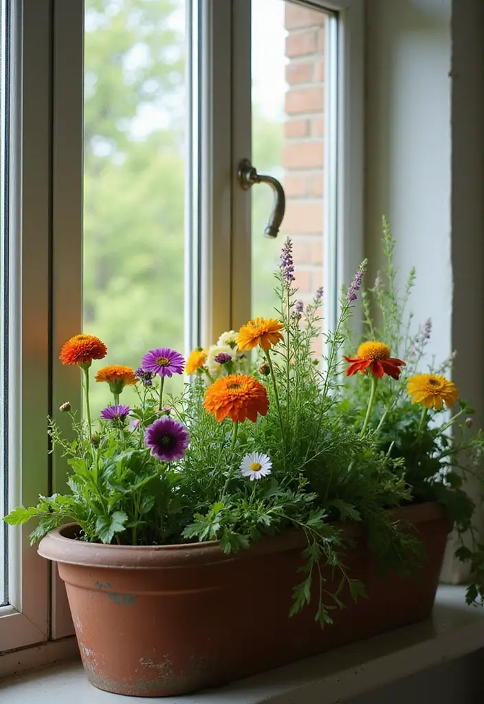 28 Home Gardening Ideas for a Thriving Green Space - 8. Window Box Gardens
