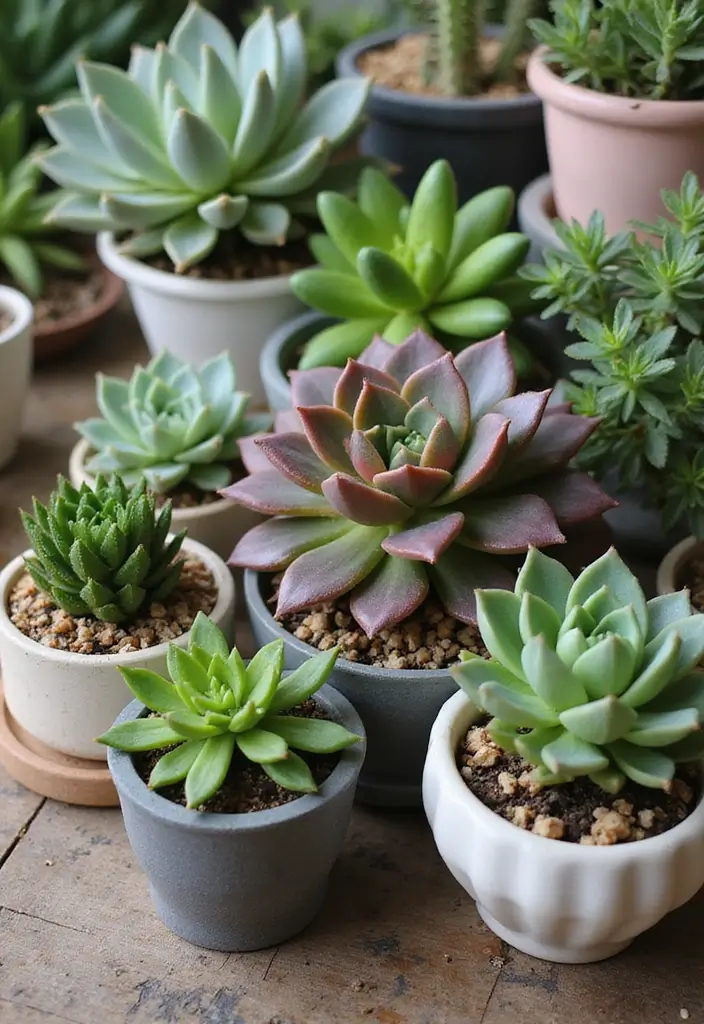 28 Home Gardening Ideas for a Thriving Green Space - 9. Succulent Garden