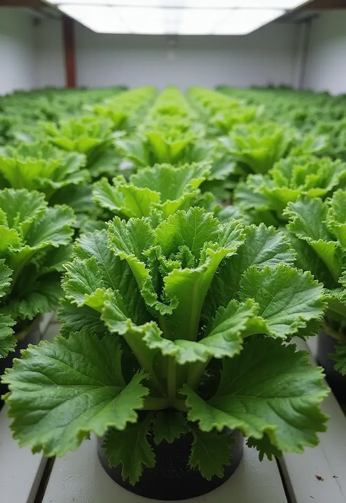 28 Hydroponic Gardening DIY Projects for Beginners - 18. Hydroponic Kale Setup