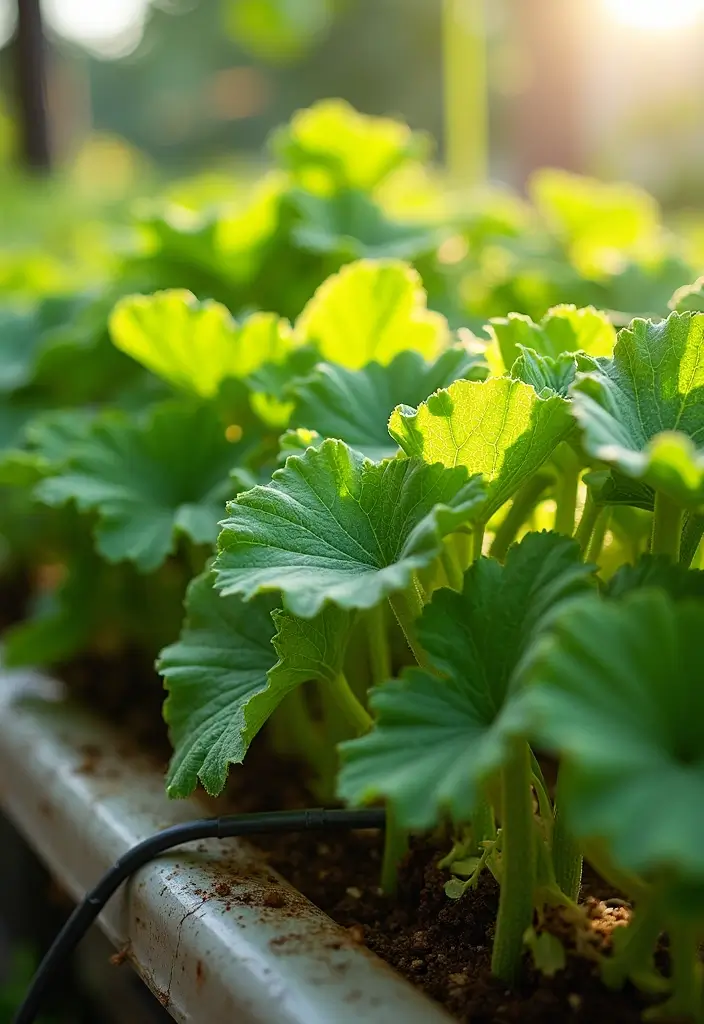 28 Hydroponic Gardening DIY Projects for Beginners - 23. Hydroponic Zucchini Garden