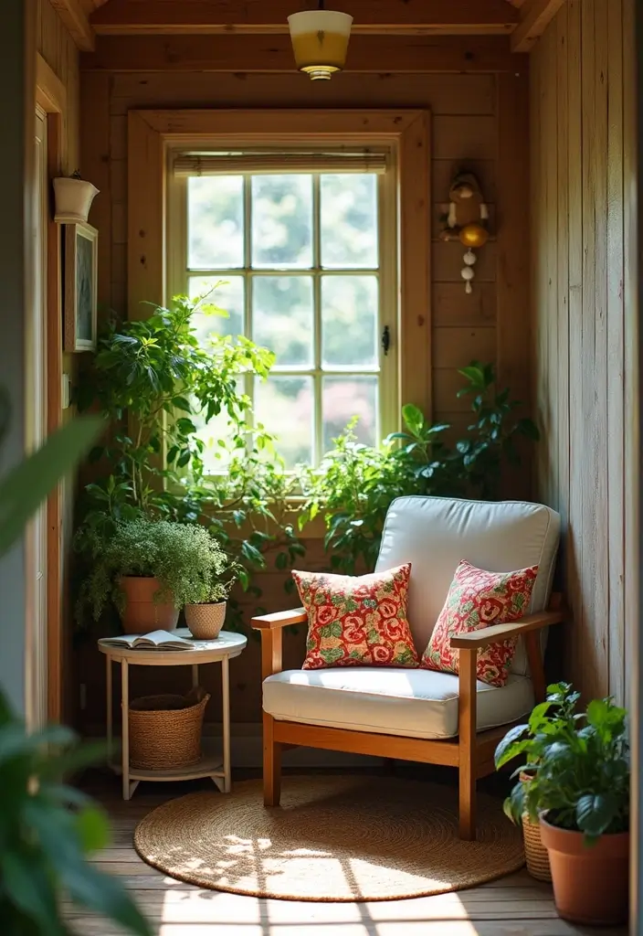 28 Practical Garden Shed Ideas for Storage and Style - 10. Comfy Seating Area