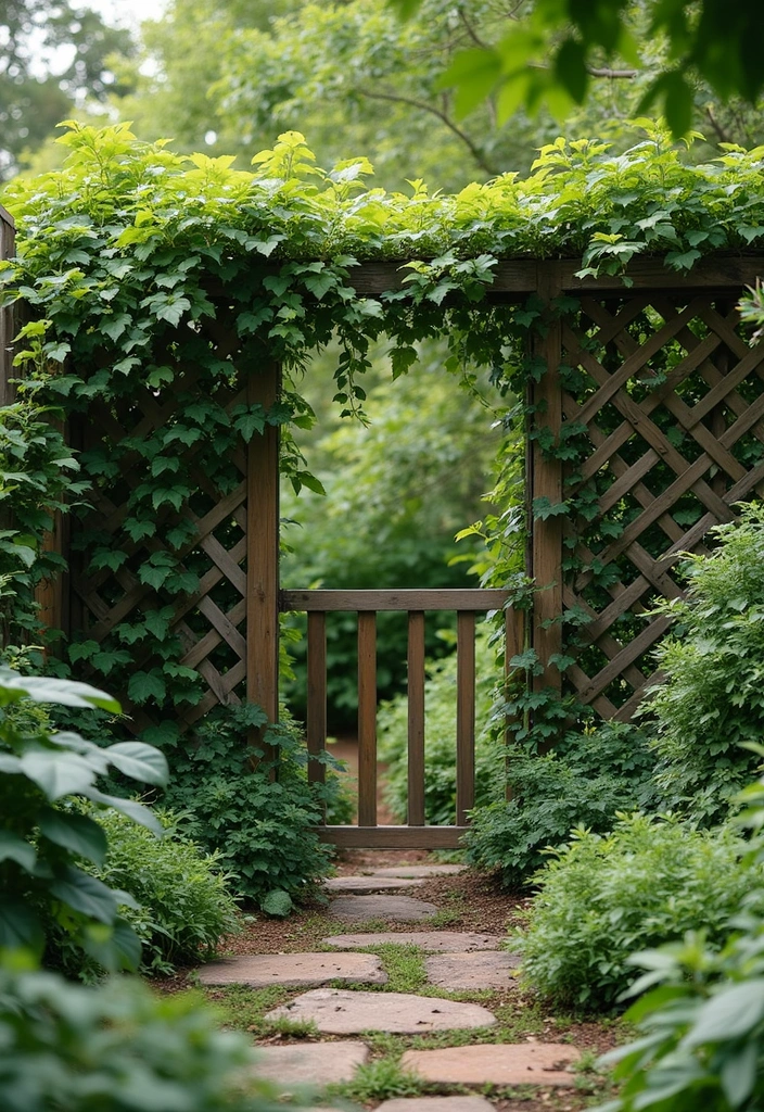 28 Small Garden Ideas to Maximize Your Outdoor Space - 19. Creative Fencing: Define Your Space