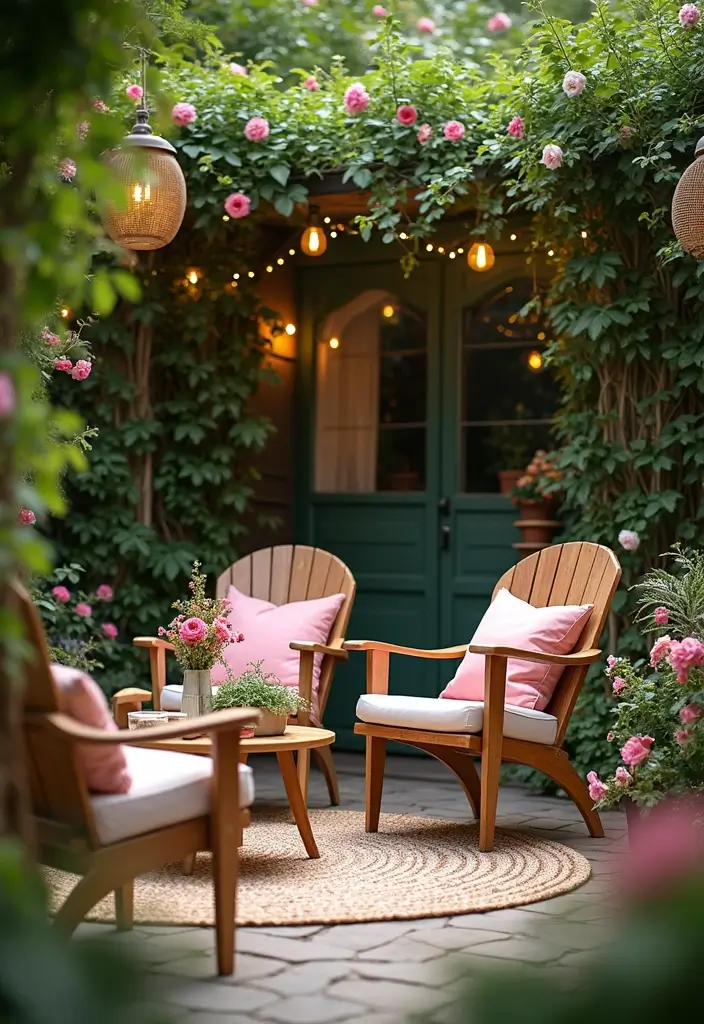 28 Small Garden Ideas to Maximize Your Outdoor Space - 4. Create a Cozy Seating Area