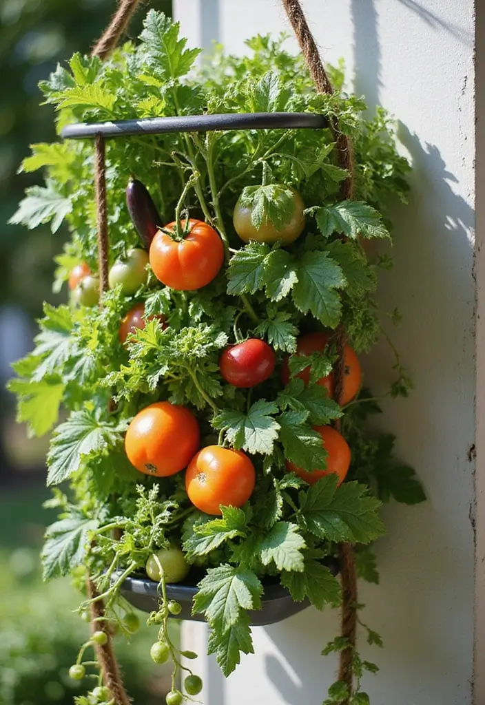 28 Veggie Garden Ideas to Maximize Space and Yield - 15. Using Vertical Planters