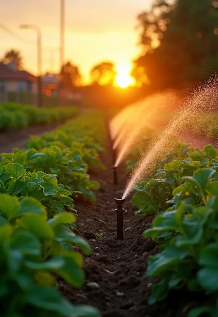 28 Veggie Garden Ideas to Maximize Space and Yield - 17. Watering Techniques