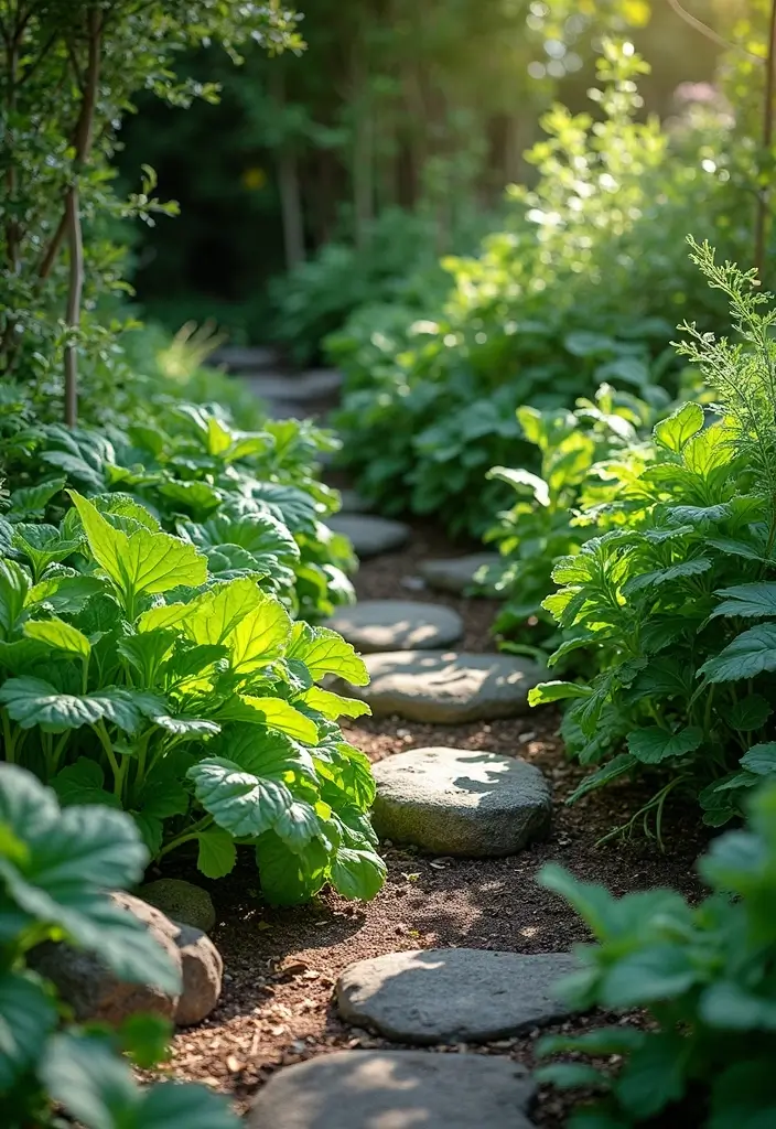 28 Veggie Garden Ideas to Maximize Space and Yield - 25. Shade Garden