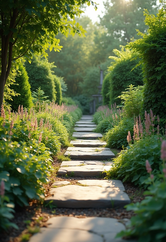 29 Contemporary Garden Design Trends You Can’t Miss - 12. Natural Stone Pathways