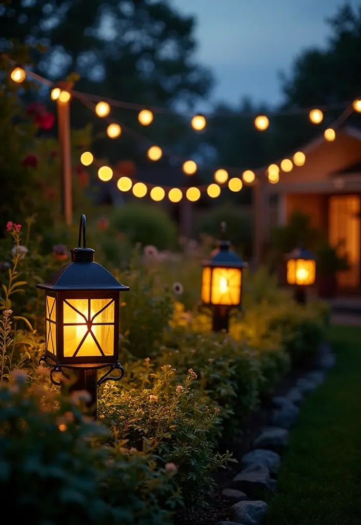 29 Contemporary Garden Design Trends You Can’t Miss - 13. Dynamic Lighting