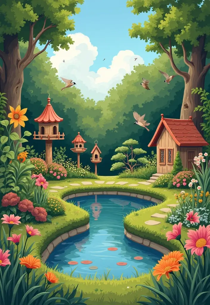 29 Contemporary Garden Design Trends You Can’t Miss - 14. Wildlife-Friendly Gardens