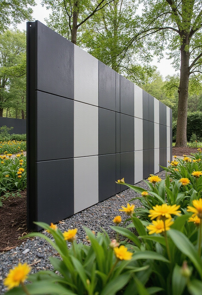 29 Garden Fence Ideas to Enhance Your Outdoor Space - 12. Customizable Modular Fences