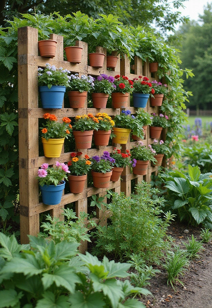29 Garden Fence Ideas to Enhance Your Outdoor Space - 2. Rustic Wooden Pallet Fences