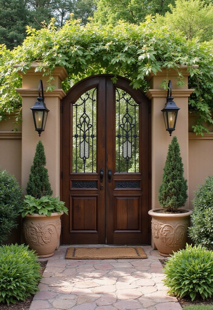 29 Garden Fence Ideas to Enhance Your Outdoor Space - 29. Themed Retreat Fences
