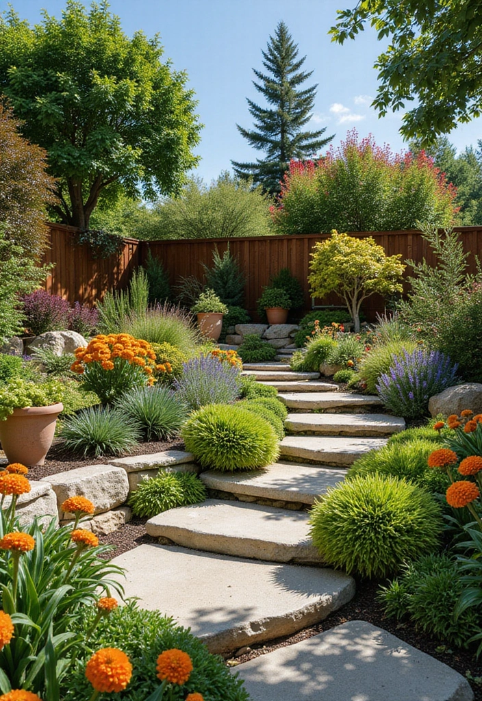 29 Inspiring Australian Garden Design Concepts for Unique Landscapes - 21. Color Themes