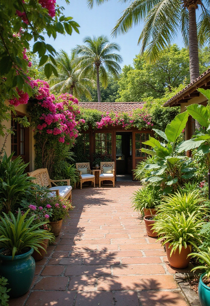 29 Inspiring Australian Garden Design Concepts for Unique Landscapes - 4. Vibrant Tropical Escape