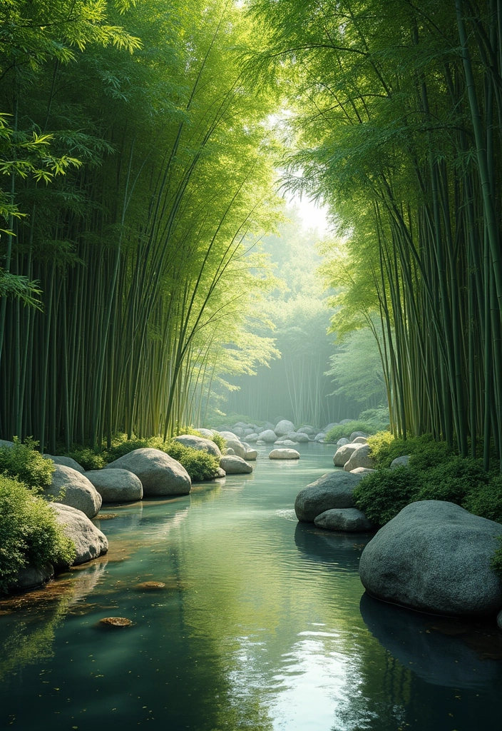 29 Inspiring Japanese Zen Garden Concepts for Mindful Living - 11. Incorporating Bamboo