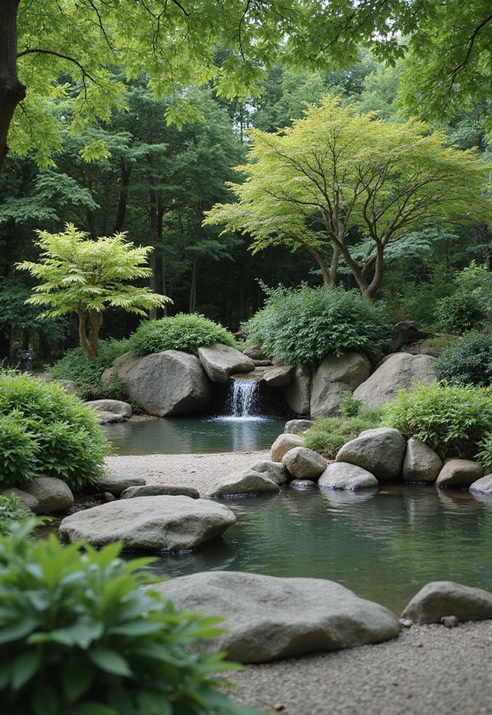 29 Inspiring Japanese Zen Garden Concepts for Mindful Living - 3. Water Elements in Zen Gardens