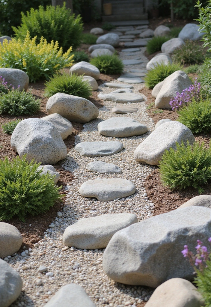 29 Inspiring Japanese Zen Garden Concepts for Mindful Living - 5. Rock Gardens with Unique Textures
