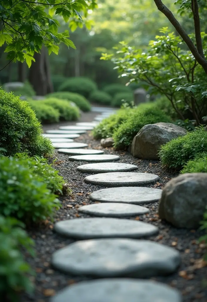 29 Inspiring Japanese Zen Garden Concepts for Mindful Living - 6. Incorporating Pathways