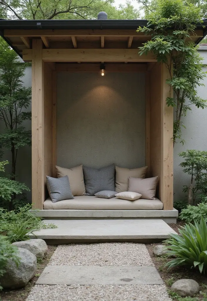 29 Inspiring Japanese Zen Garden Concepts for Mindful Living - 7. Zen Garden for Meditation