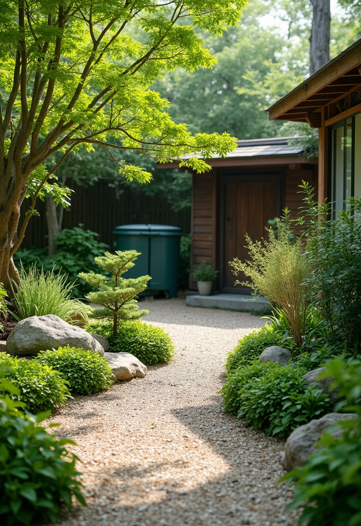 29 Inspiring Japanese Zen Garden Concepts for Mindful Living - 8. Eco-Friendly Practices in Zen Gardening