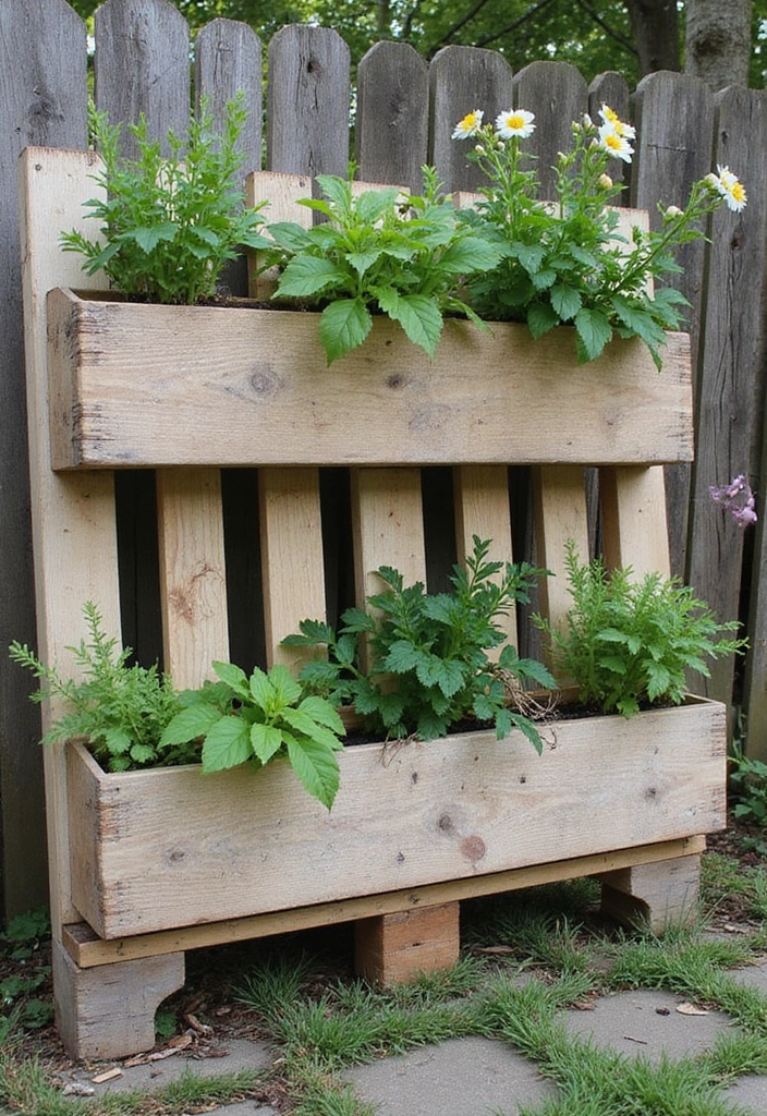 29 Inspiring Small Garden Layouts You’ll Love - 13. Pallet Gardens