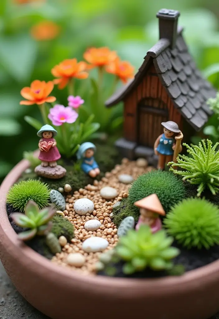 29 Inspiring Small Garden Layouts You’ll Love - 8. Miniature Fairy Gardens