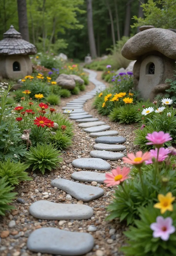 29 Magical Fairy Garden Ideas to Bring Fantasy to Life - 14. Fairy Garden Pathways