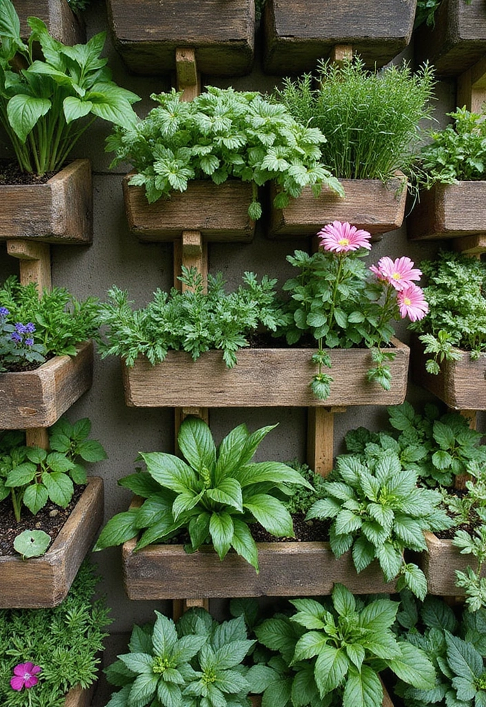 29 Outdoor Garden Ideas for Every Season - 1. Vertical Gardens for Small Spaces