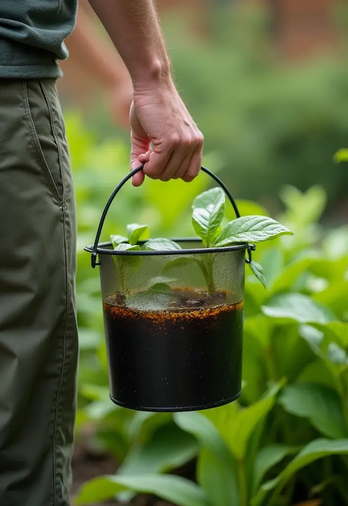 29 Outdoor Garden Ideas for Every Season - 13. Compost Tea for Plant Nourishment