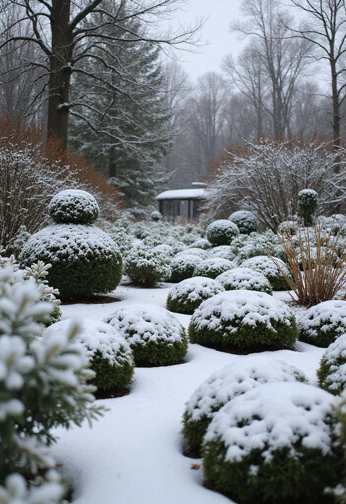 29 Outdoor Garden Ideas for Every Season - 16. Winter Garden Care