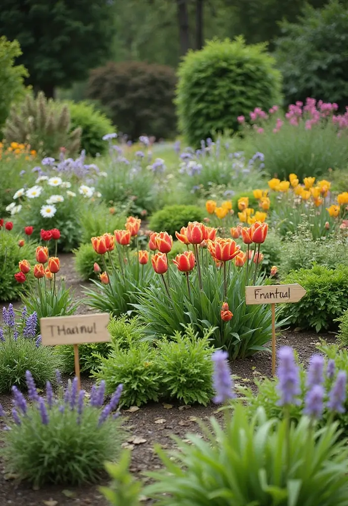 29 Outdoor Garden Ideas for Every Season - 27. Utilize Garden Stakes and Labels