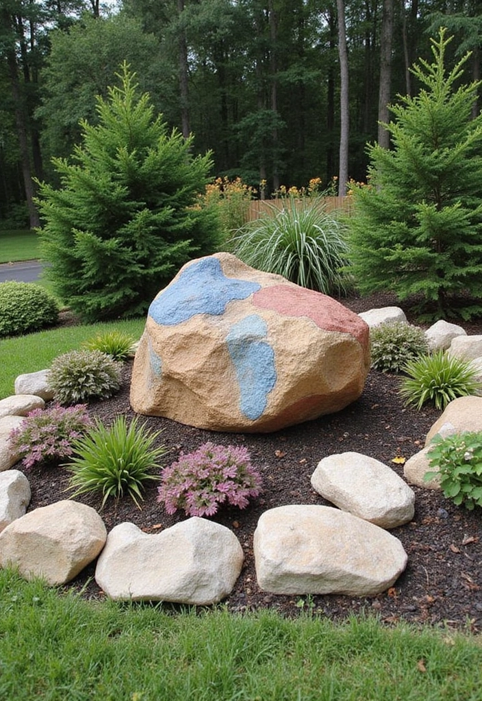 29 Rock Garden Landscaping Tips for a Natural Look - 15. Create a Focal Point