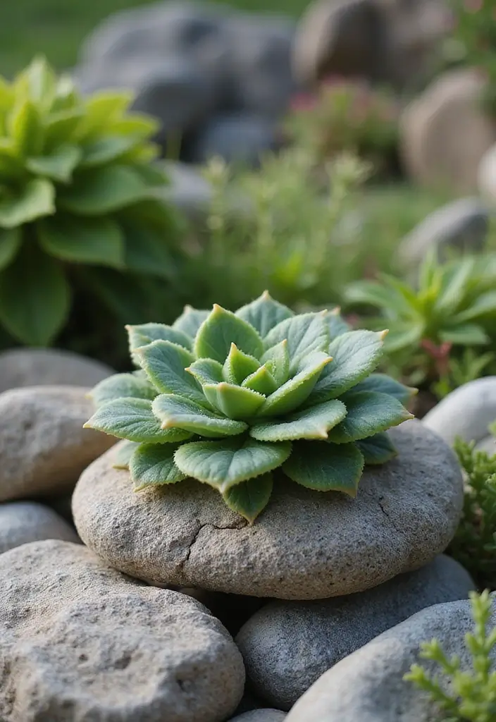 29 Rock Garden Landscaping Tips for a Natural Look - 21. Highlight Unique Features