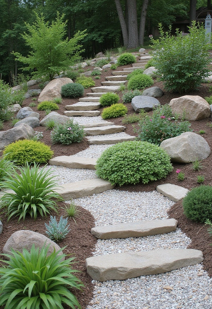 29 Rock Garden Landscaping Tips for a Natural Look - 23. Embrace Asymmetry