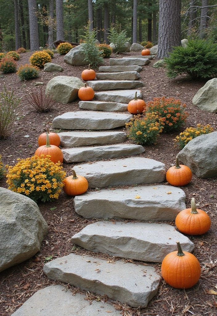 29 Rock Garden Landscaping Tips for a Natural Look - 24. Incorporate Seasonal Decor