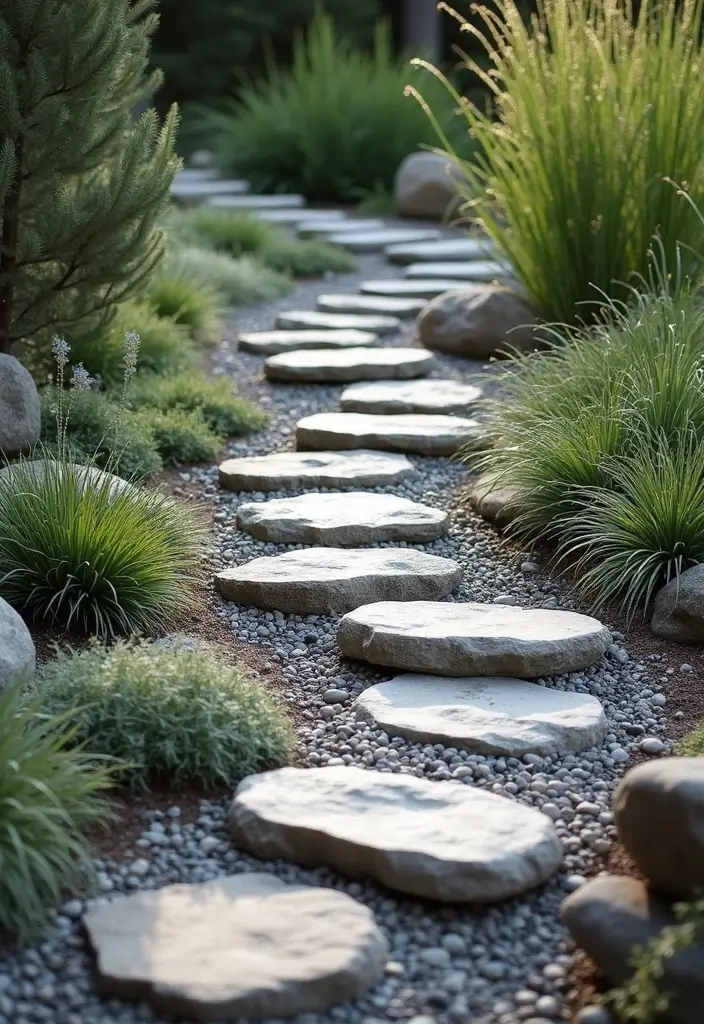 29 Rock Garden Landscaping Tips for a Natural Look - 5. Utilize Pathways