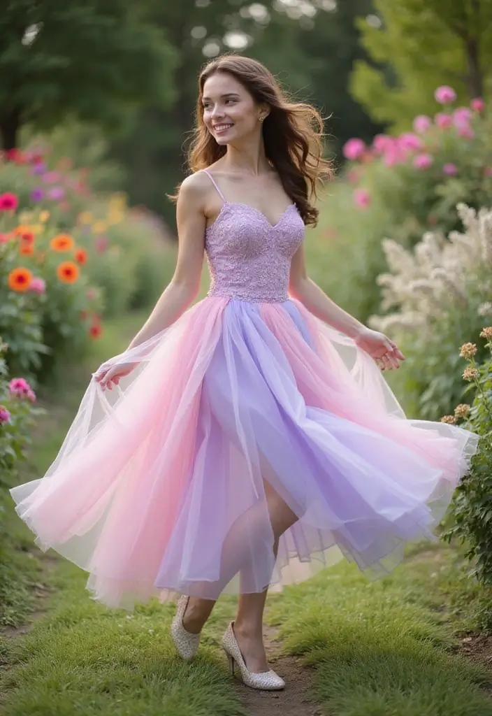 29 Stylish Garden Party Dress Ideas for Every Occasion - 28. Playful Tulle Dress