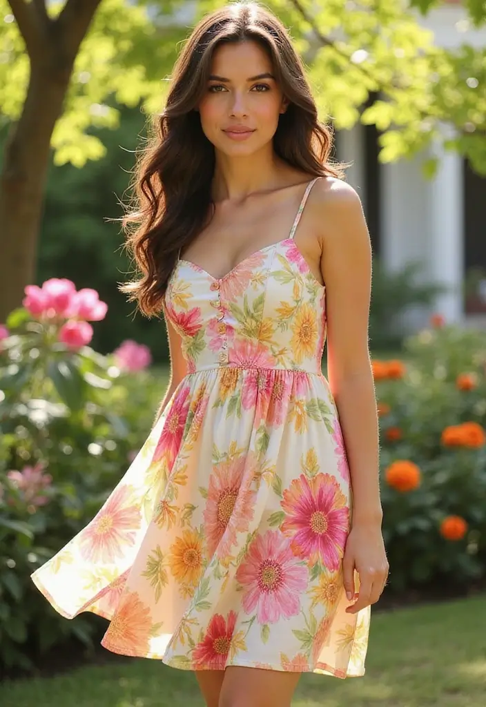 29 Stylish Garden Party Dress Ideas for Every Occasion - 5. Breezy A-Line Dress