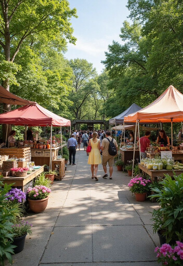 29 Summer Garden Party Themes to Inspire Your Next Outdoor Gathering - 20. Artisanal Food and Craft Fair