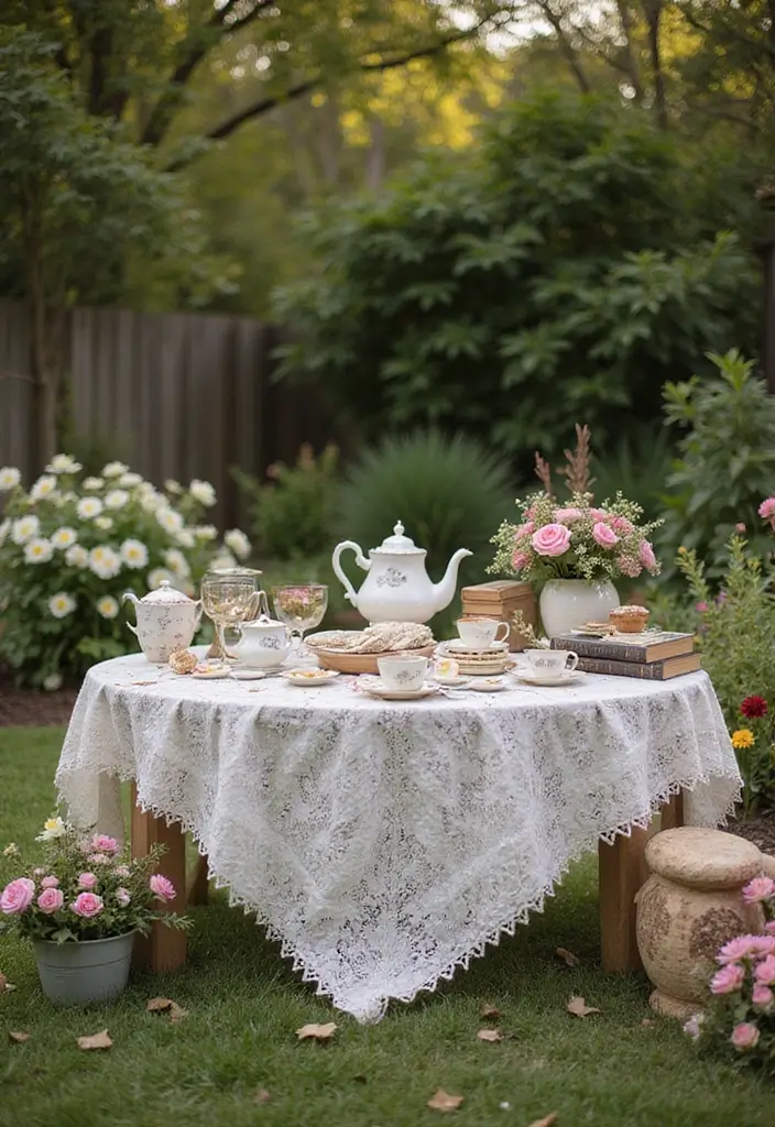 29 Summer Garden Party Themes to Inspire Your Next Outdoor Gathering - 27. Literary Tea Party