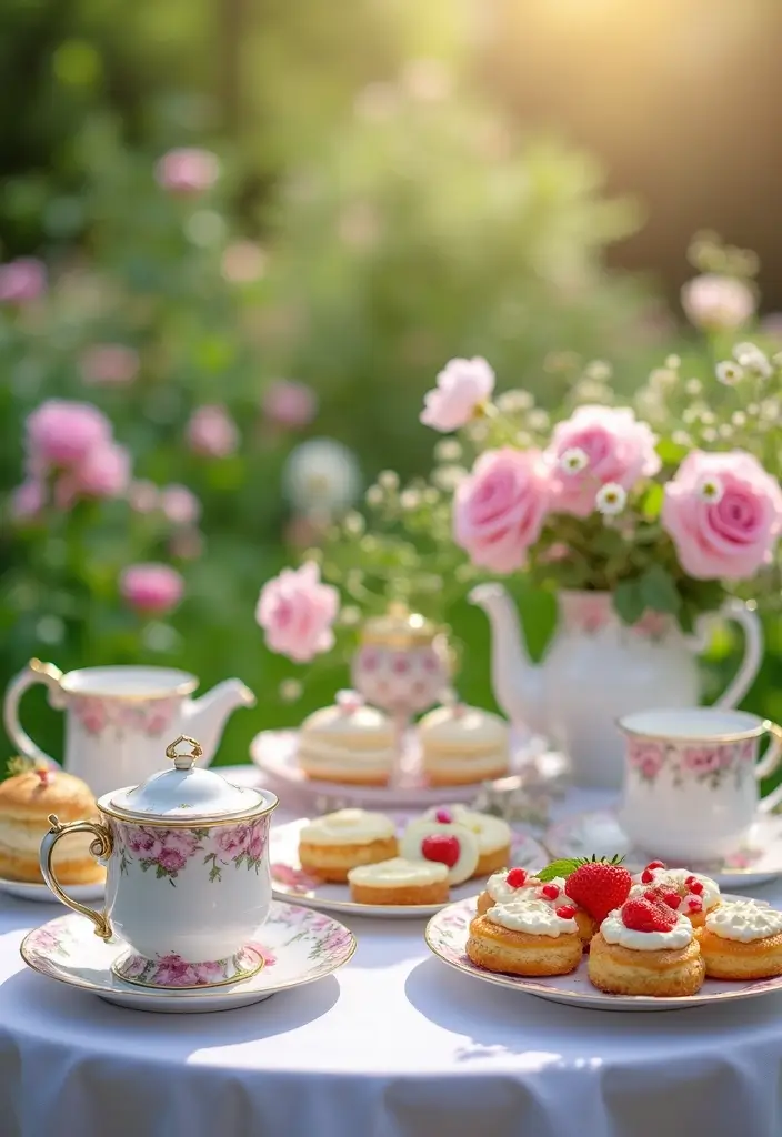 29 Summer Garden Party Themes to Inspire Your Next Outdoor Gathering - 3. Garden Tea Party