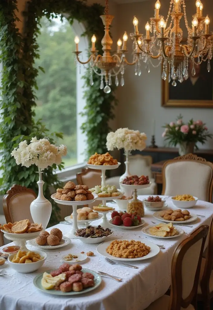 29 Summer Garden Party Themes to Inspire Your Next Outdoor Gathering - 4. Vintage Glam