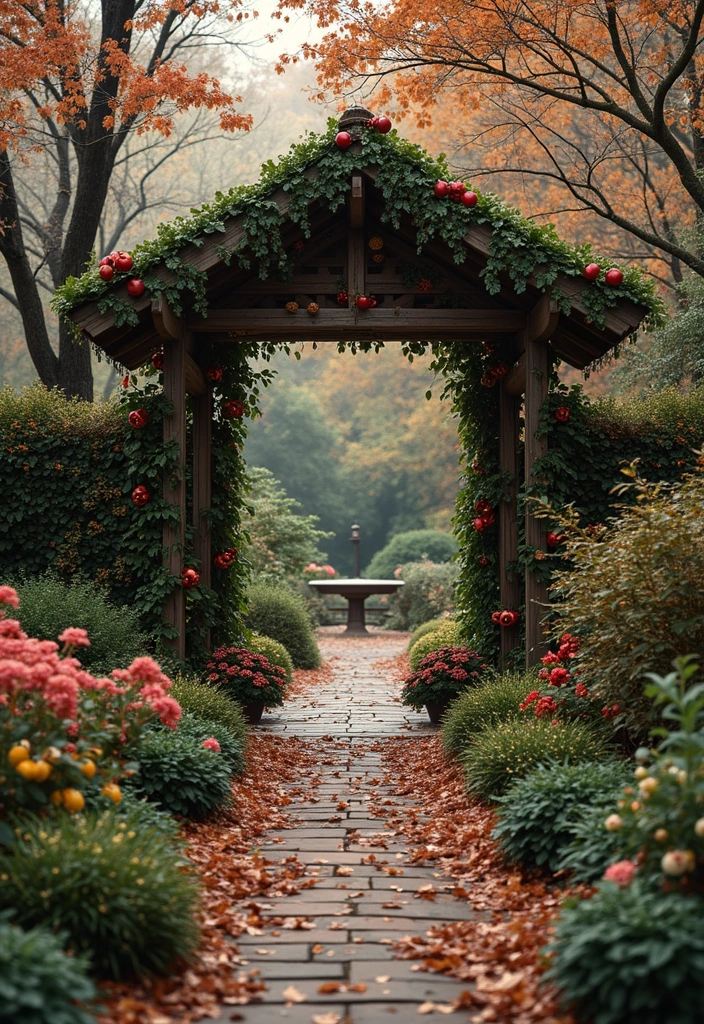 29 Unique Secret Garden Ideas to Create Your Own Hidden Oasis - 19. Seasonal Décor: Celebrate the Holidays