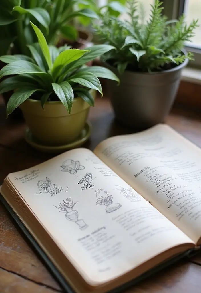 29 Unique Secret Garden Ideas to Create Your Own Hidden Oasis - 22. Gardening Journals: Track Your Progress