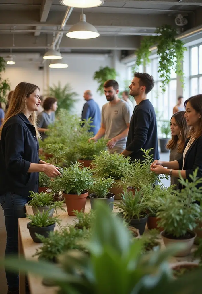 29 Unique Secret Garden Ideas to Create Your Own Hidden Oasis - 24. Indoor Plant Swap: Exchanging Greenery